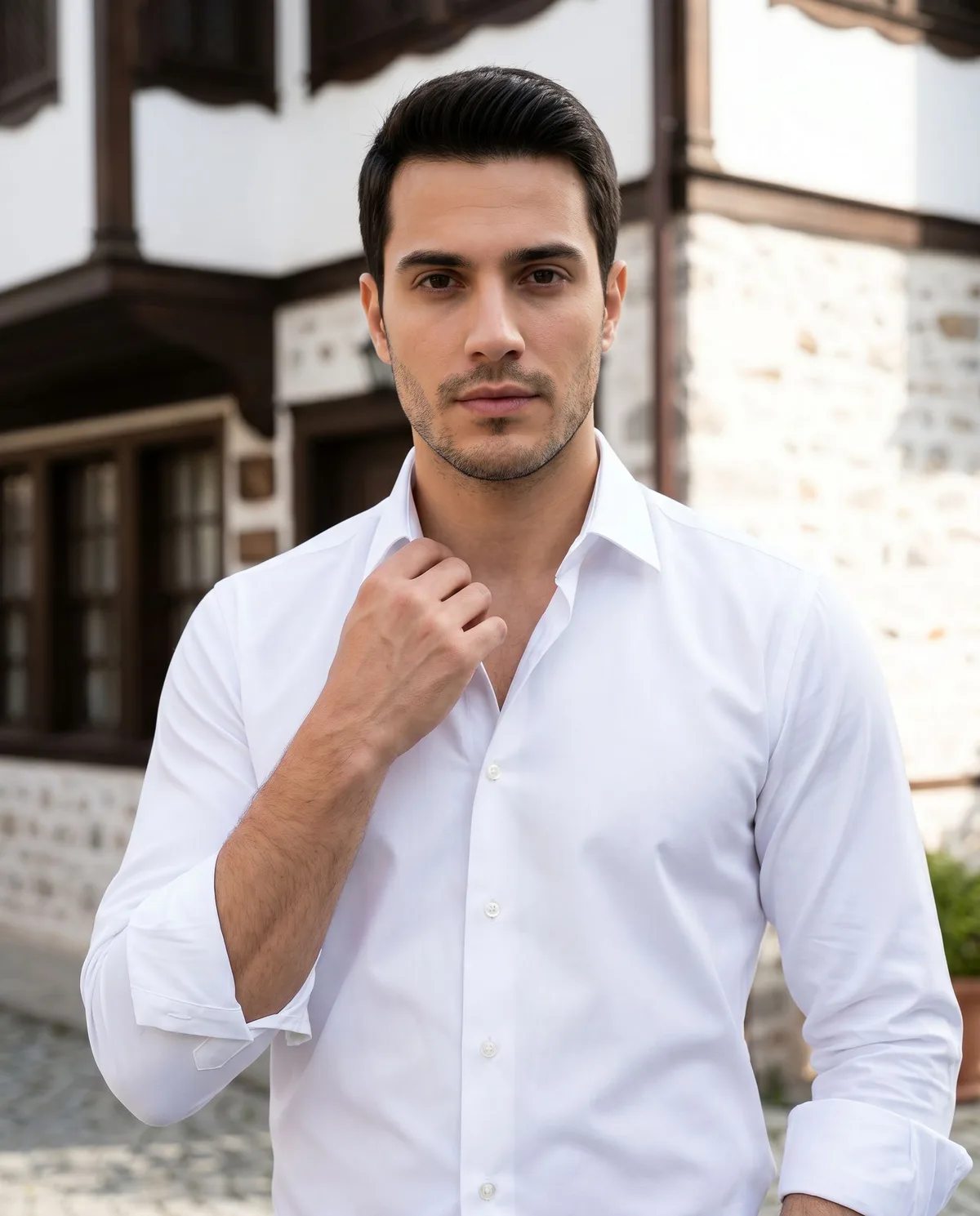 White Classic Shirt - 3