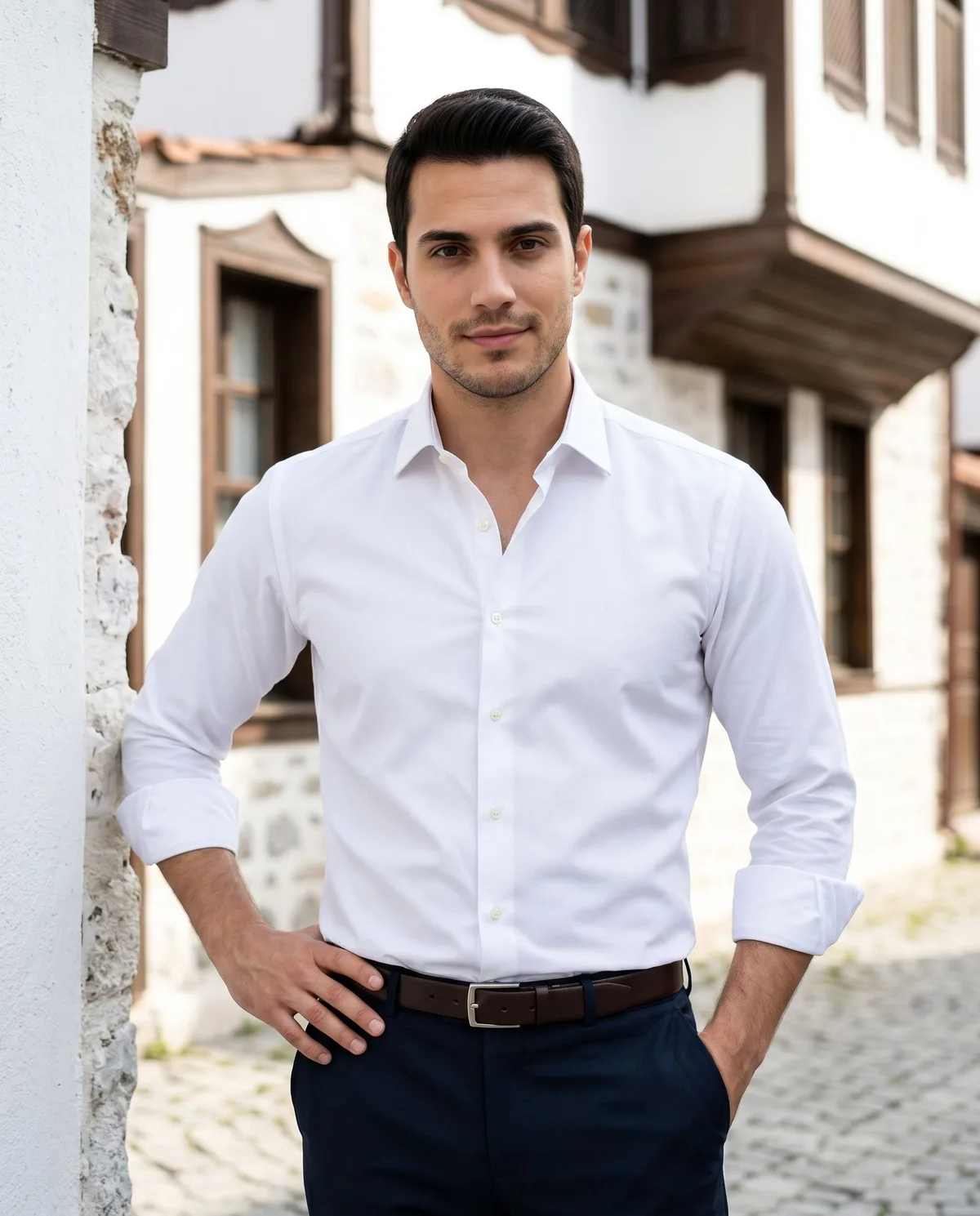 White Classic Shirt - 5