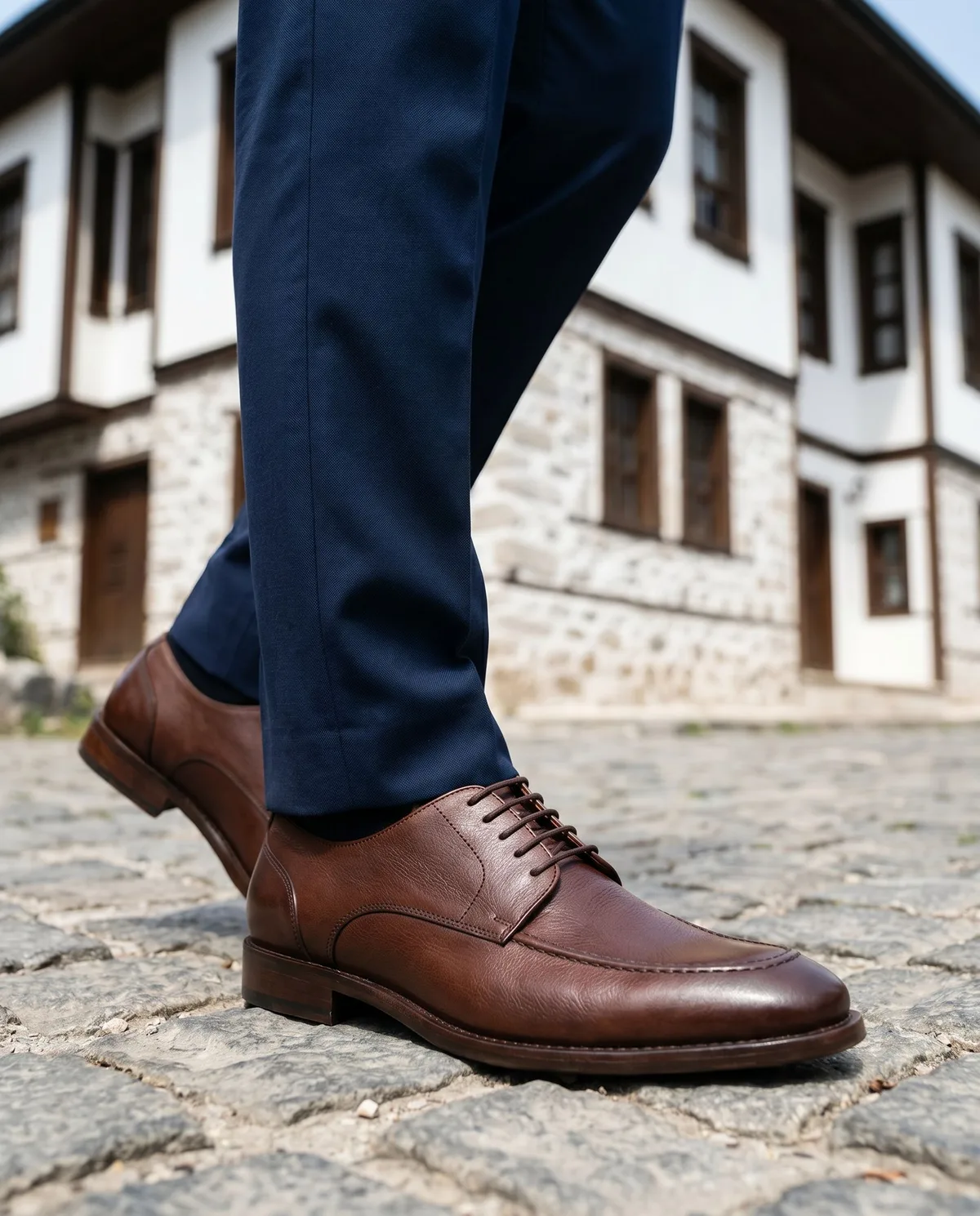 Brown Derby Shoes - 3