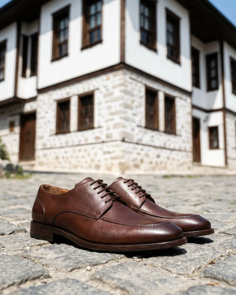 Brown Derby Shoes - SAVAS