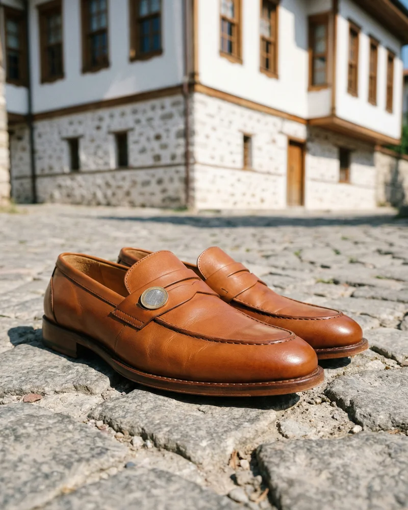 Tan Leather Loafers - SAVAS