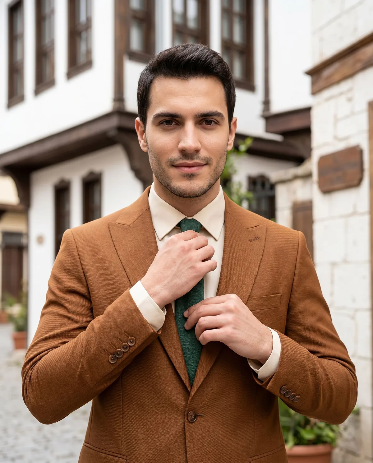 Brown Suit Look - 3