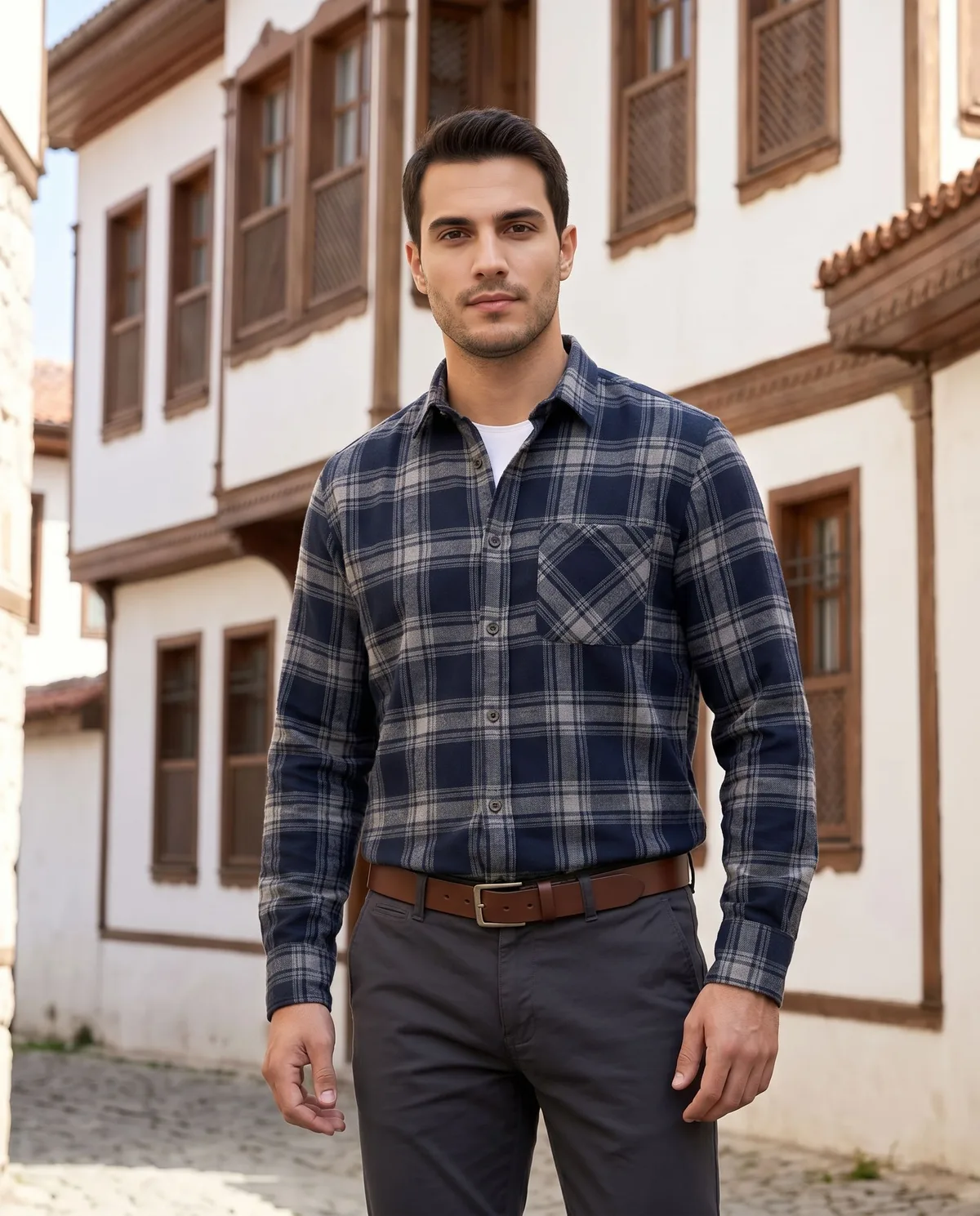 Checked Shirt Look - 5
