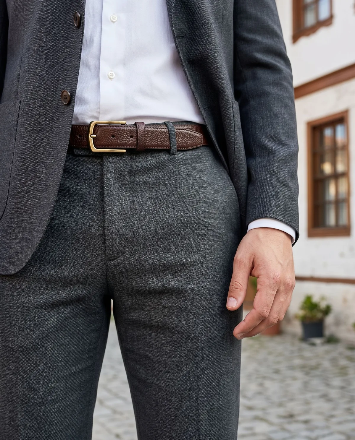Charcoal Trousers + Blazer Look - 4