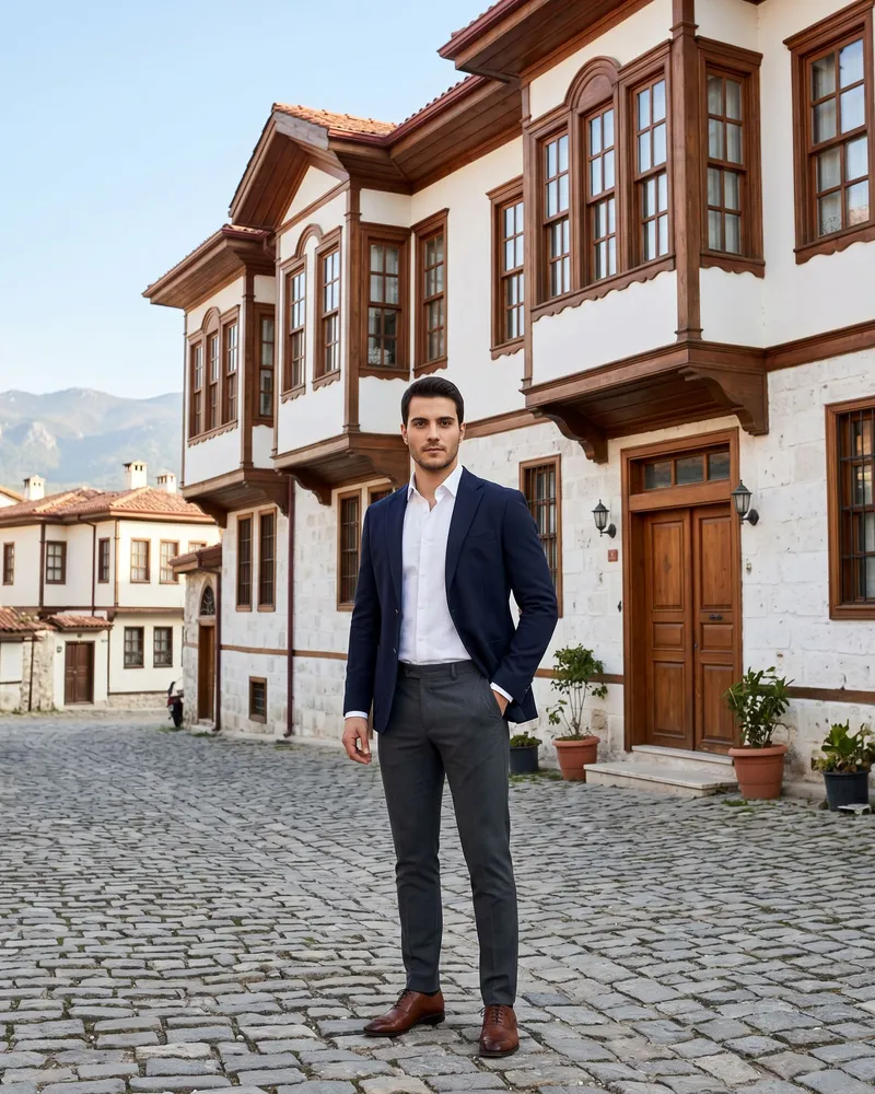Charcoal Trousers + Blazer Look - SAVAS