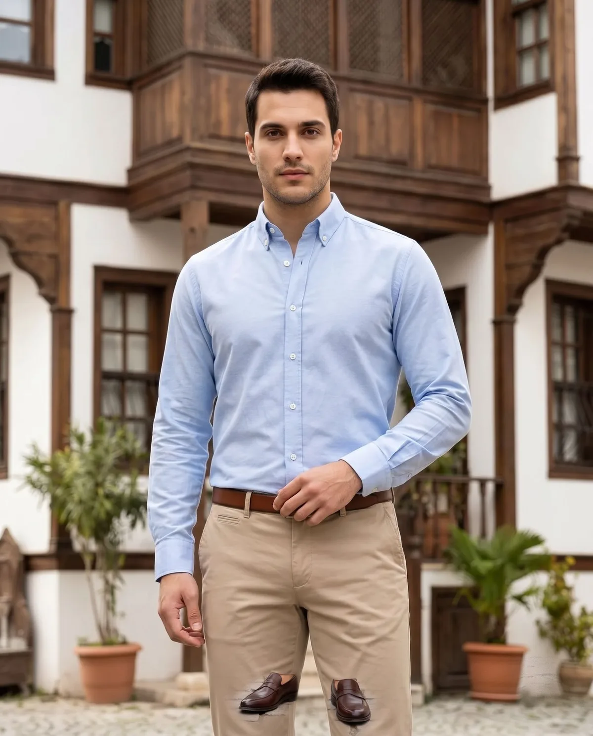 Beige Chino Look - 3
