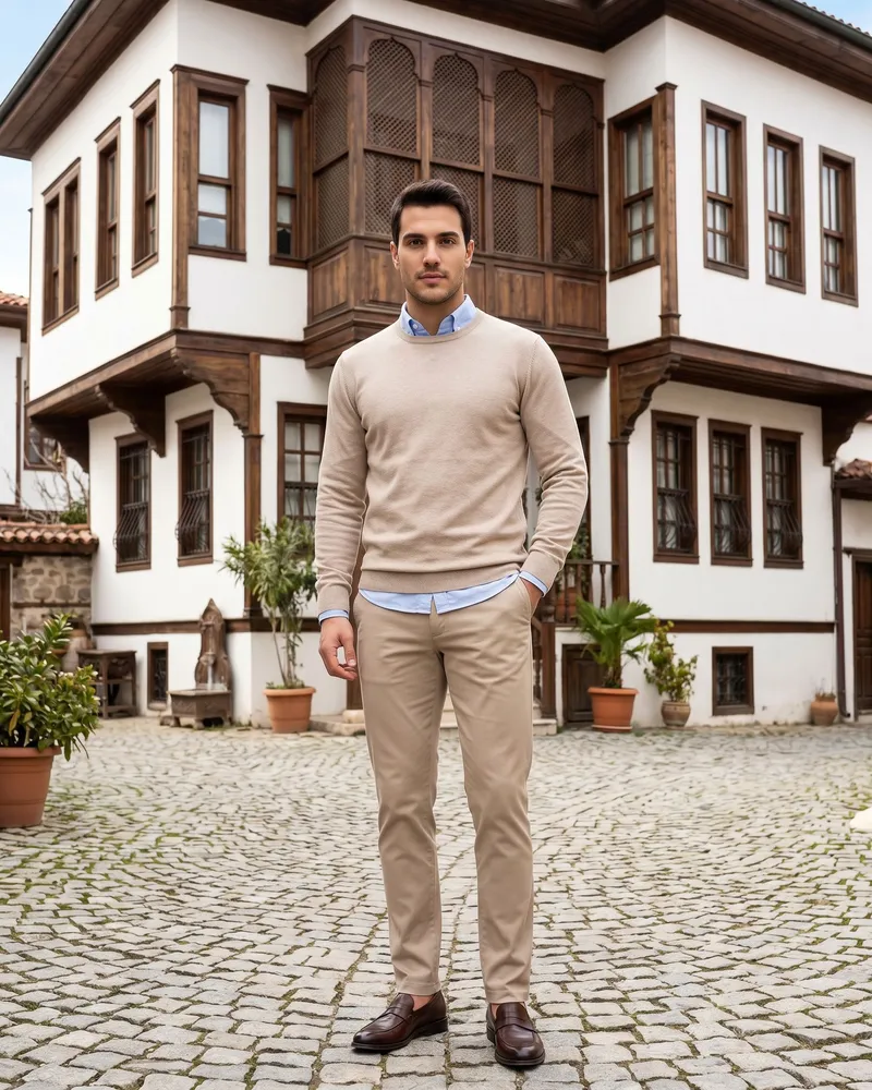 Beige Chino Look - SAVAS