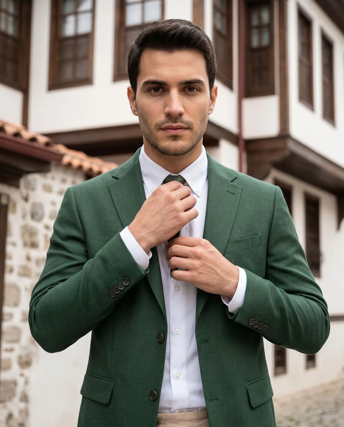 Green Blazer Look - 3