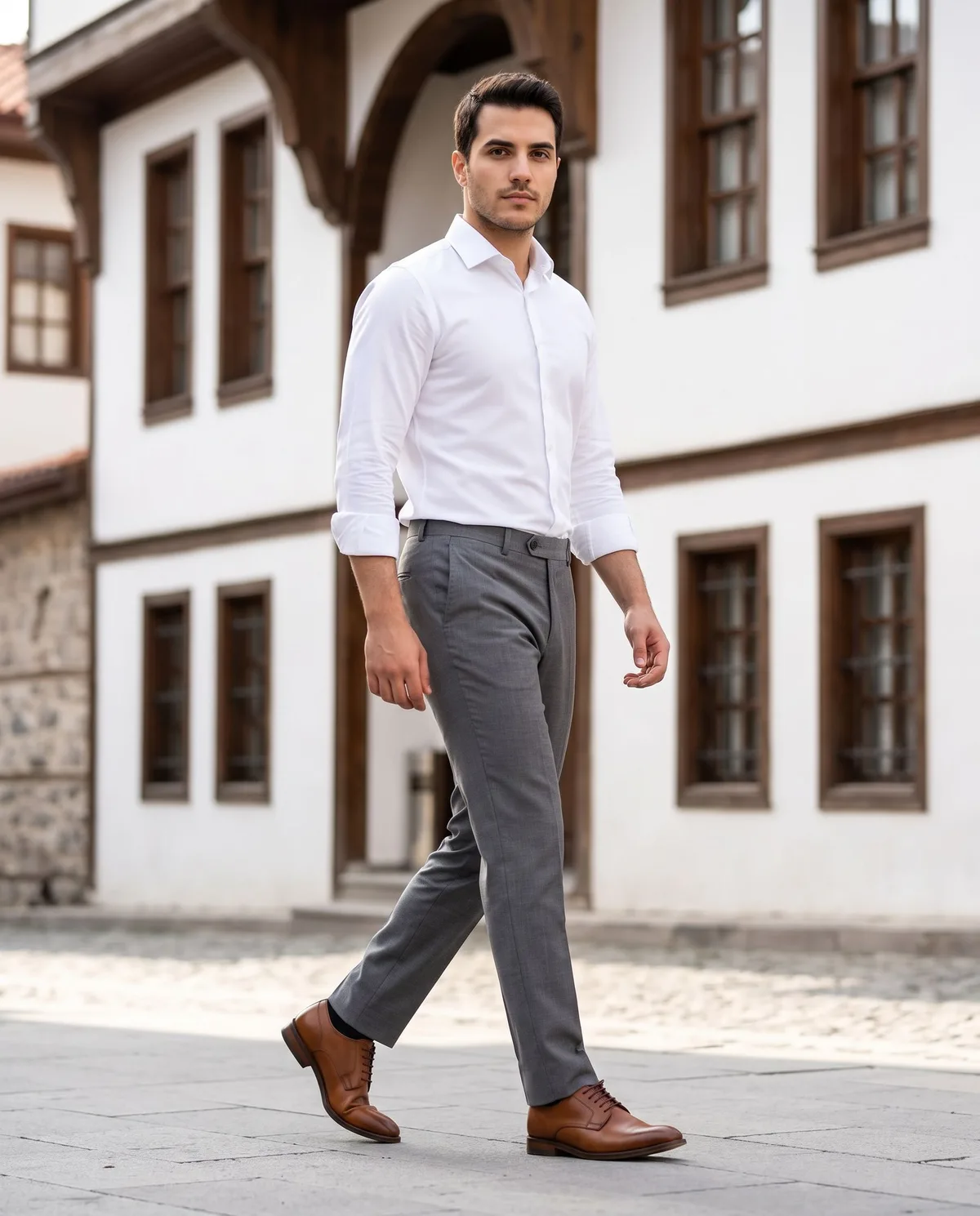 Brown Derby + Suit Look - 5