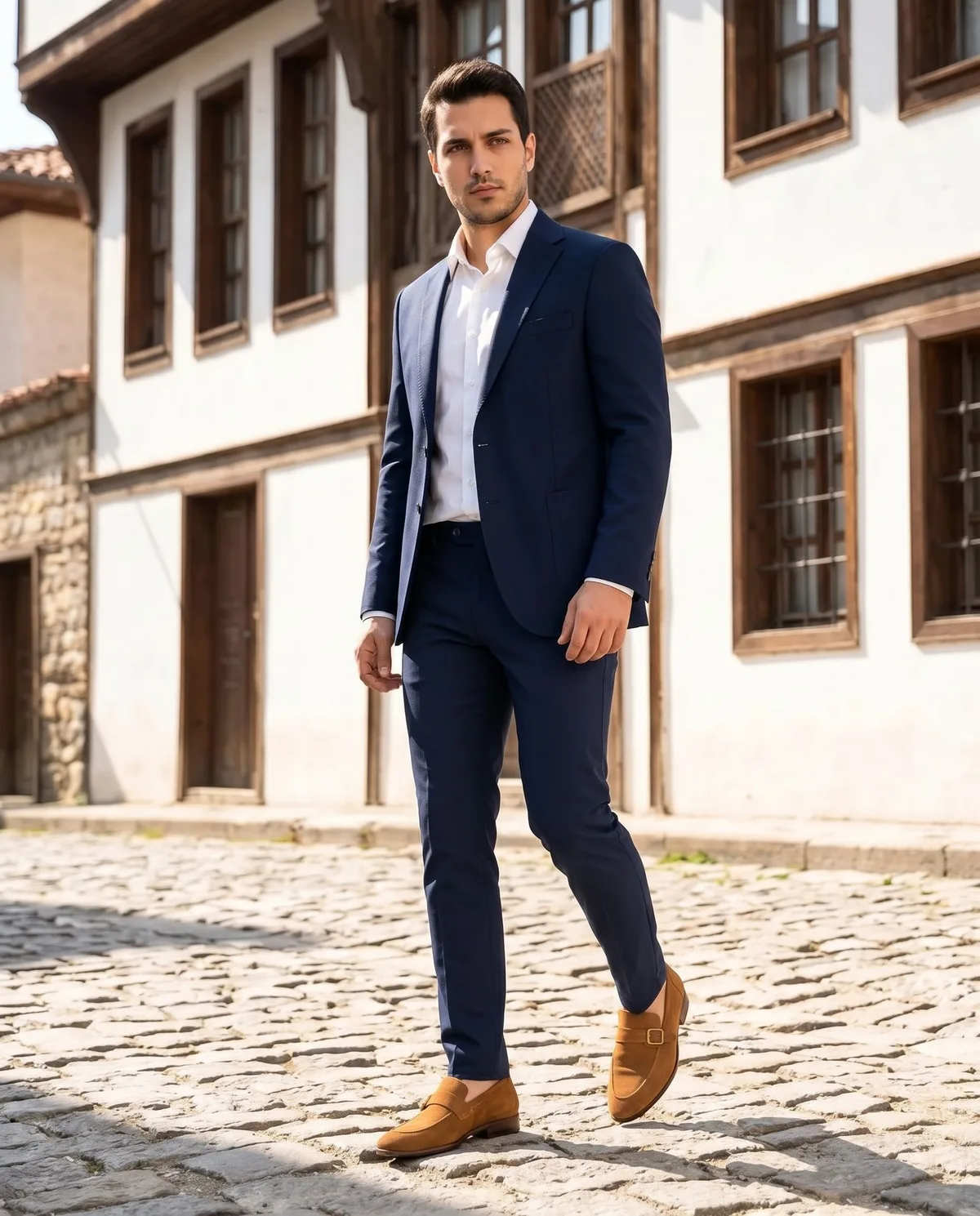 Tan Loafer Smart Casual Look - 5